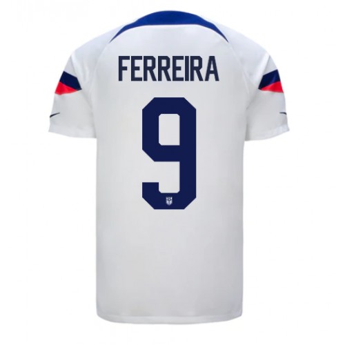 Moški Nogometni dresi Združene države Jesus Ferreira #9 Domači SP 2022 Kratek Rokav